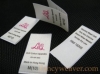 600pcs Custom Satin Printed Labels ( White Background )